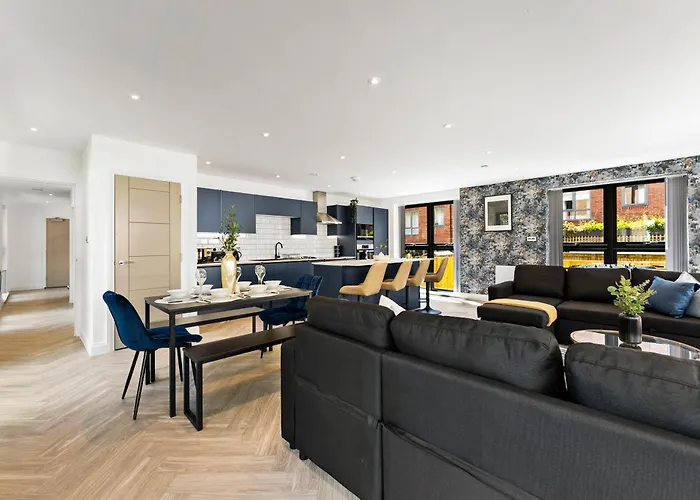 公寓 Stunning Spacious Leeds - Parking 利兹